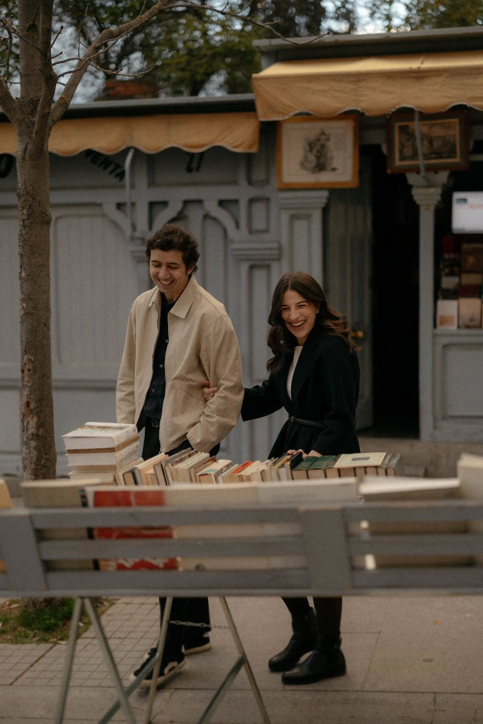 Ana Luisa e Misael passeando juntos